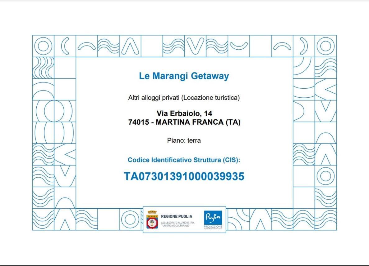 Le Marangi Getaway Suite مارتينا فرانكا المظهر الخارجي الصورة